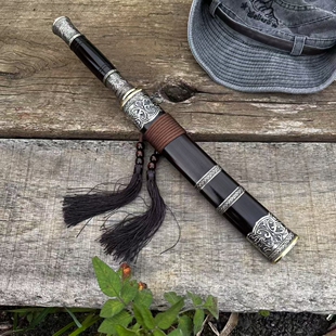 手工锻打刀户撒传统老式户外大马士革阿昌族刀剑收藏冷兵器未开刃