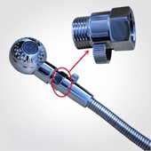 全铜加厚一键止水花洒淋浴喷头开关出水大小快捷调节莲蓬头控制器