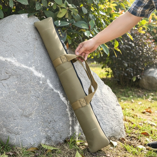 防水帆布户外包便携加厚收纳袋卡其色烟具包可定制手提背带保护套