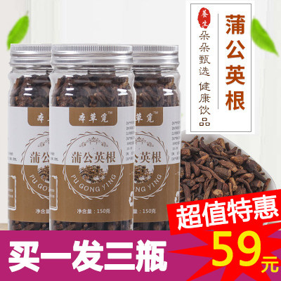 蒲公英根茶正品黄花朗郎浦莆甫公英药谷野生木山药茶天然