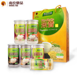 南农蔗糖米昔米稀五谷粉送老人中老年人吃的送礼食品营养品礼盒包