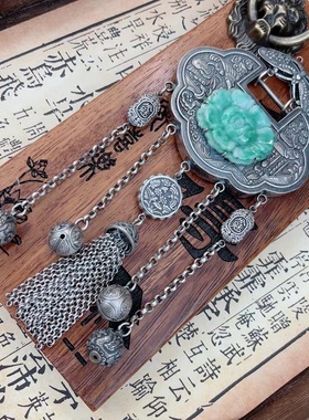 其他女足银独款翡翠镶嵌