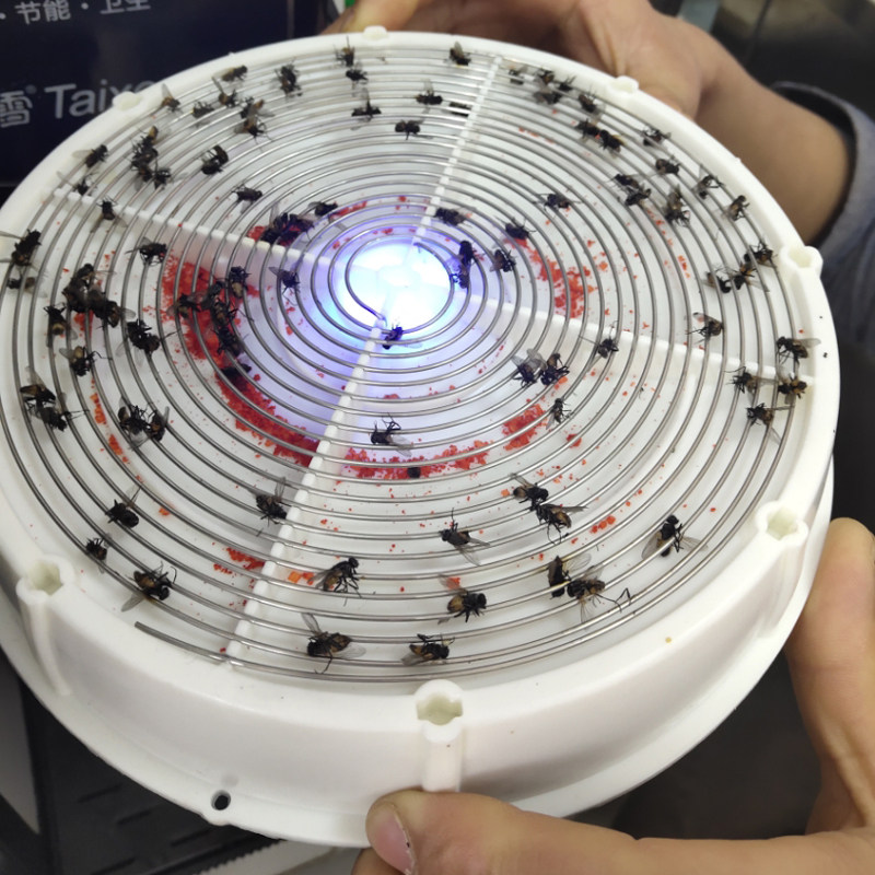 电击诱捕捉苍蝇神器克星驱赶灭虫灯电动灭蝇灯饭店家用果蝇诱捕器