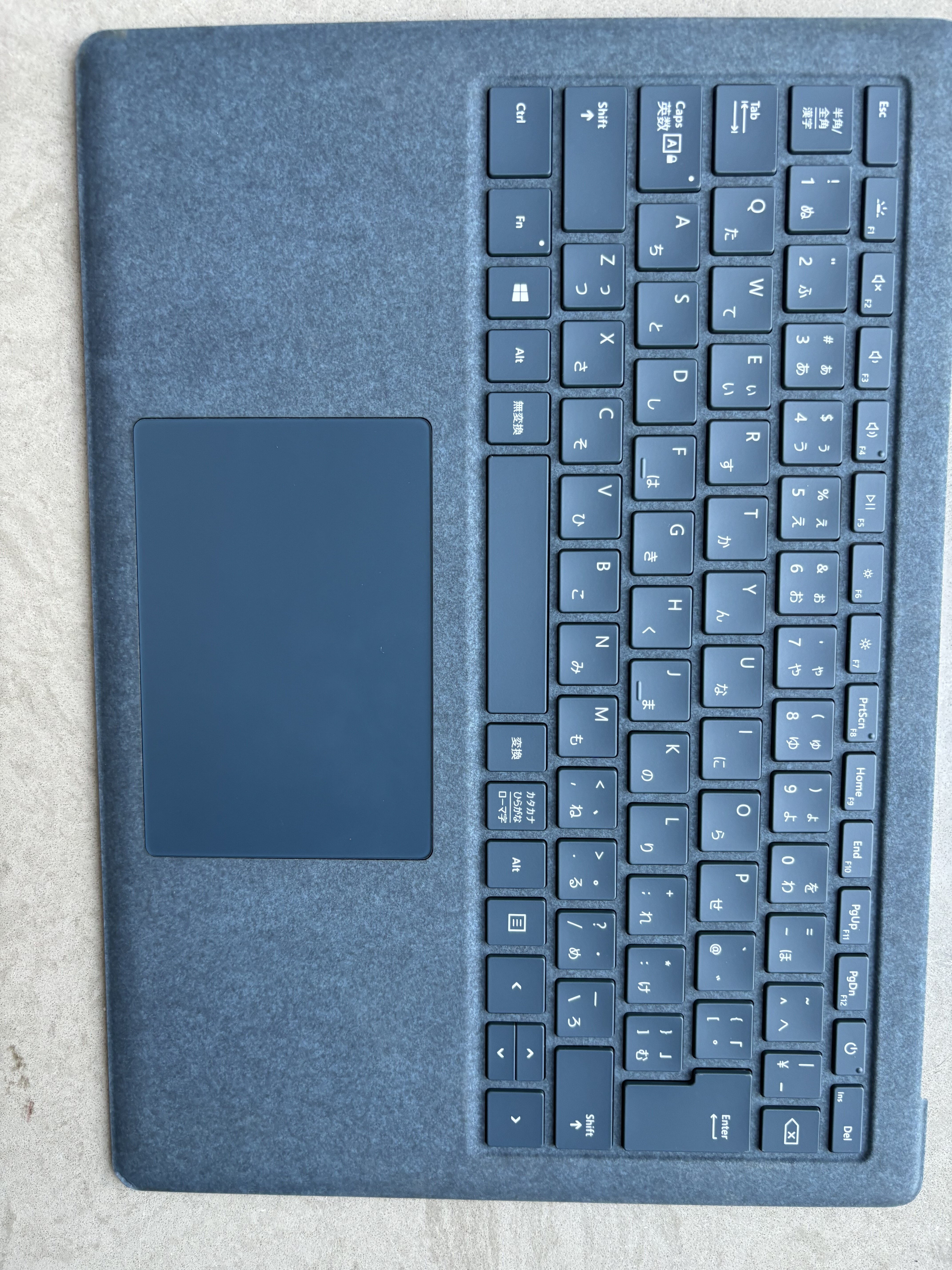 适用微软surface laptop 3 4 键盘总成 c壳键盘日文蓝色原装新