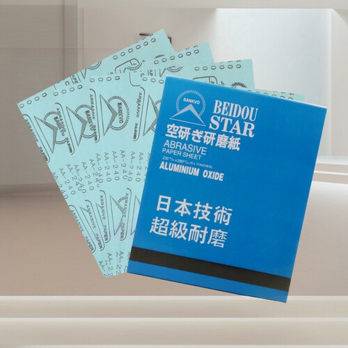 日本技术耐磨白色干磨砂纸打墙木工砂纸120目180号240320400600#