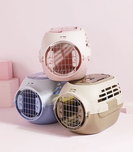 加厚猫咪航空箱运输笼带天窗脚垫小型犬空运箱车载箱贵宾泰迪比熊