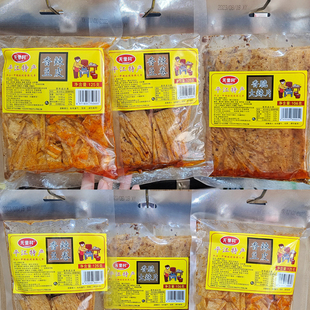 湖南无里村辣脆豆皮手撕香辣豆卷香脆大辣片辣条麻辣零食平江特产