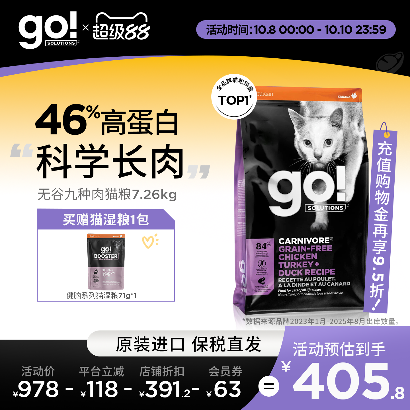 GO！SOLUTIONS全阶段九种肉猫粮