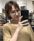 新日本手工眼镜框女款 高度数复古玳瑁色小框近视眼镜架男女可试戴