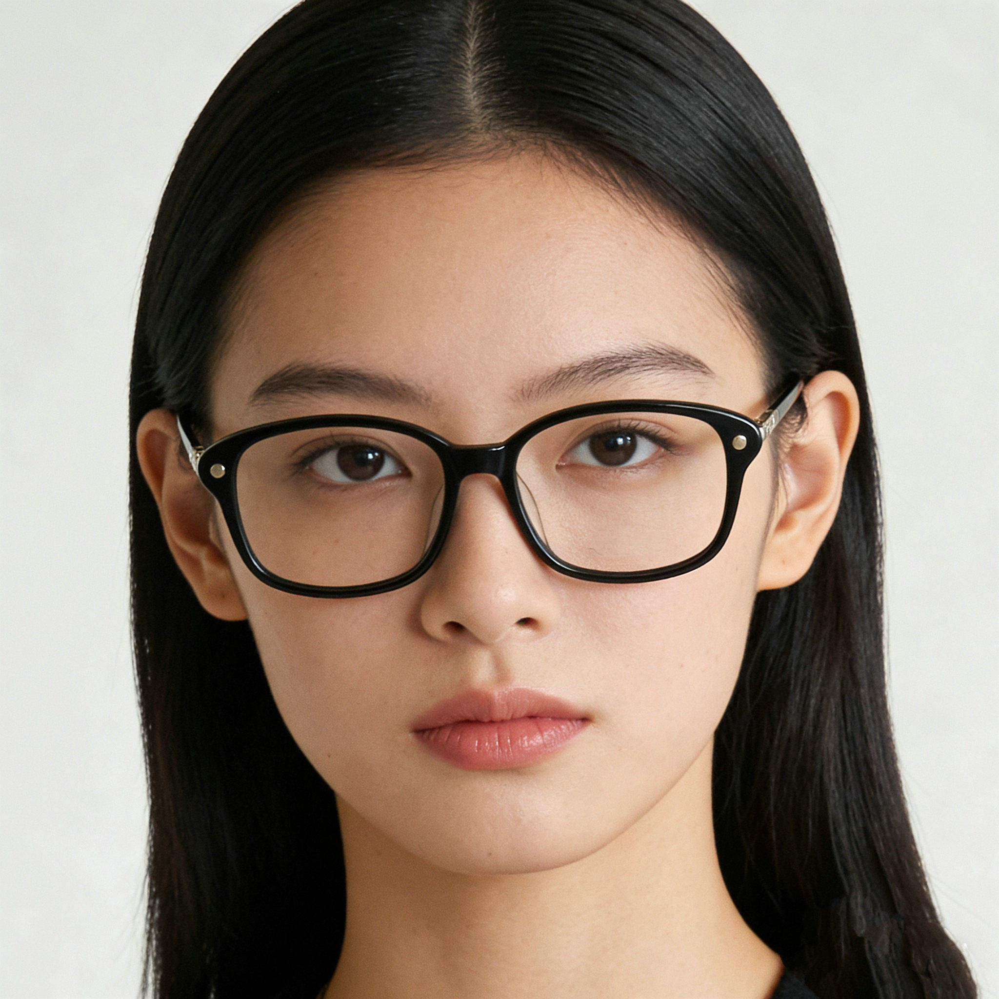 吴德才 眼镜 近视配镜男女复古圆框韩版潮文艺全框大平光圆脸镜架