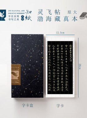 灵飞经小楷字帖渤海藏真本墨迹本