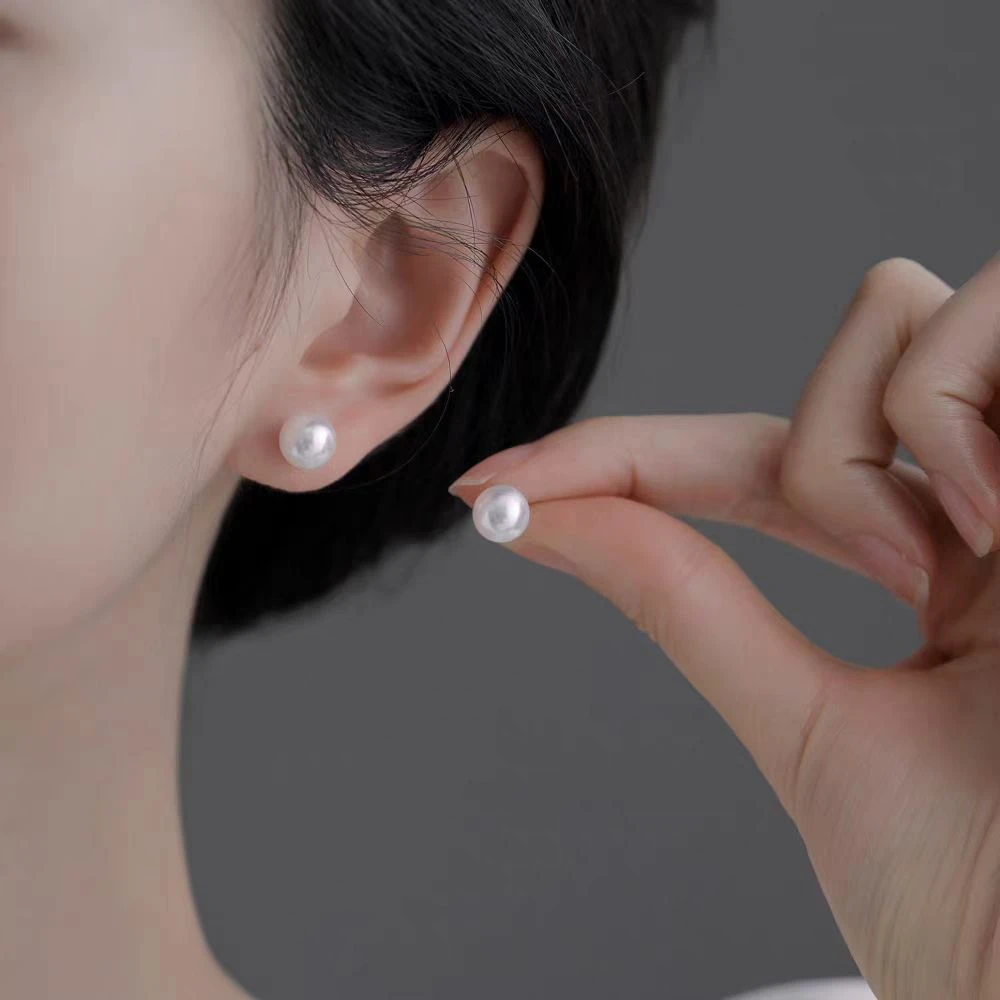 天然耳钉女馒头扁圆2026年新款养耳洞耳饰,珠宝/钻石/翡翠,耳饰,淘宝优惠券,粉丝福利购,淘宝优惠卷