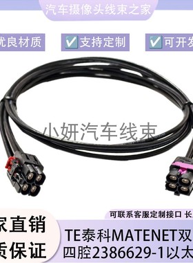 TE泰科GEMnet双母四腔2386629-1/4万兆车载以太网GG251线莱尼686