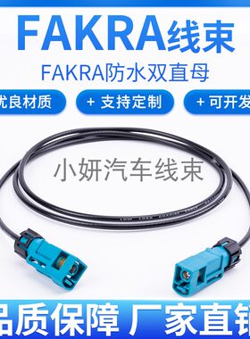 FAKRA防水SMB公母线束