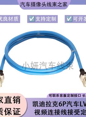 车载LVDS凯迪拉克6P别克GL8威朗视频大屏幕转连接线束接受定制