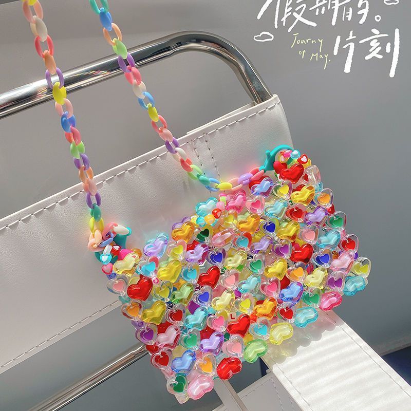 DIY串珠果冻爱心包材料包