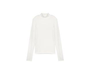 R H 【纸片人】显瘦半高领珍珠山羊绒混纺打底时尚保暖0828