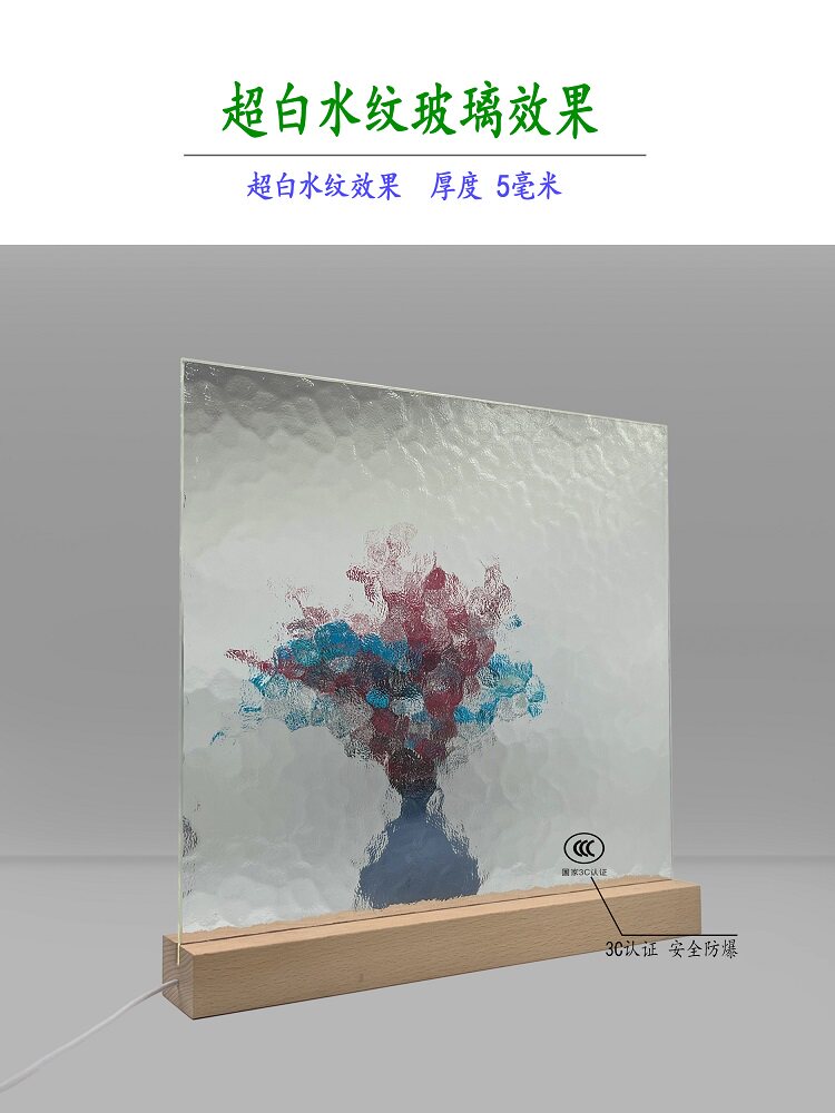 网红爆款多款压花艺术玻璃