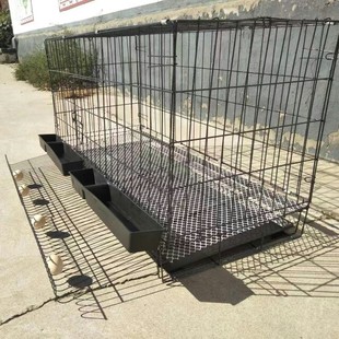 鸡笼子养殖笼加粗养鸡笼子家用特大号鸡舍铁丝网折叠自动滚蛋鸡笼