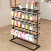 袜子内衣组合挂架展示架多层可移动调节丝袜短裤 架摆摊货架落地式