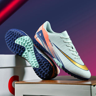 新款C罗TF碎钉足球鞋男女儿童成人中小学生比赛长钉青少年训练鞋