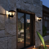 户外防水庭院壁灯别墅花园室外路灯欧式 简约led高亮阳台过道墙灯