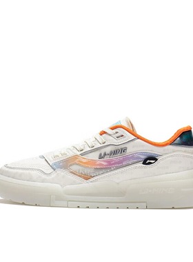 李宁正品肖战同款BTC 001男经典水晶底缓震运动板鞋休闲鞋AGCT003