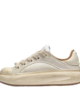 中国李宁2024新品云游C4D男女同款潮流低帮厚底运动休闲鞋AZGT043