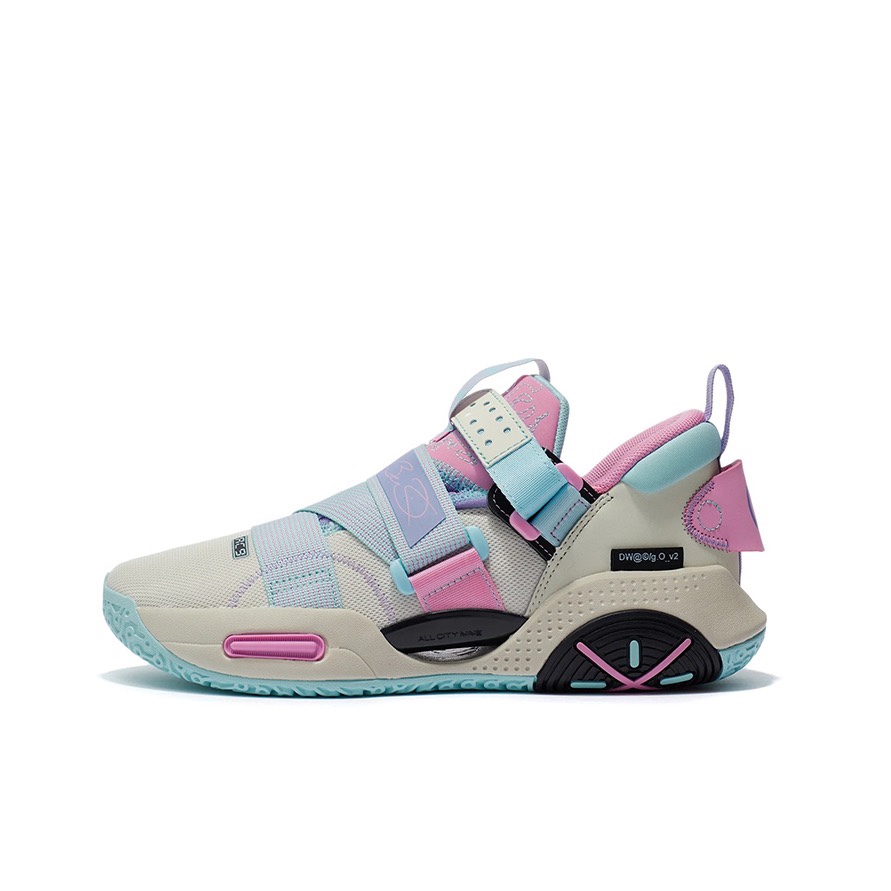 李宁PE赞助款篮球鞋韦德全城9V2青年版低帮实战比赛运动鞋ABPR055