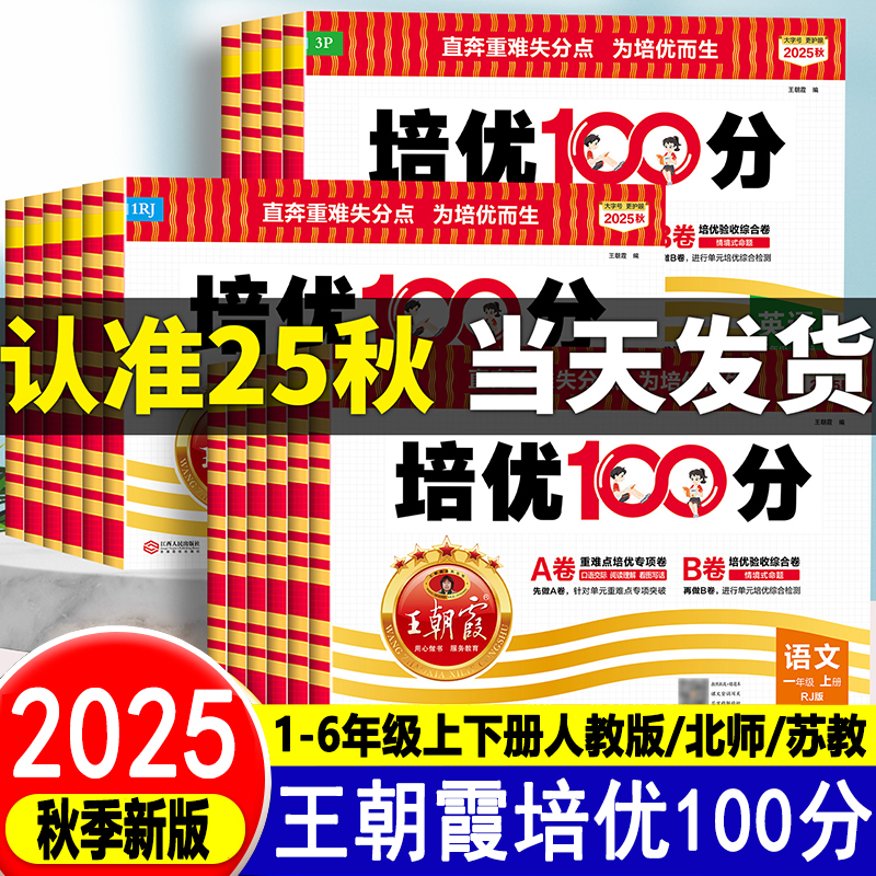 小学1-6年级王朝霞培优100分