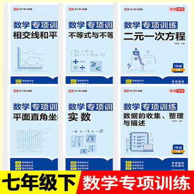 7年级下册数学专项训练全套6本