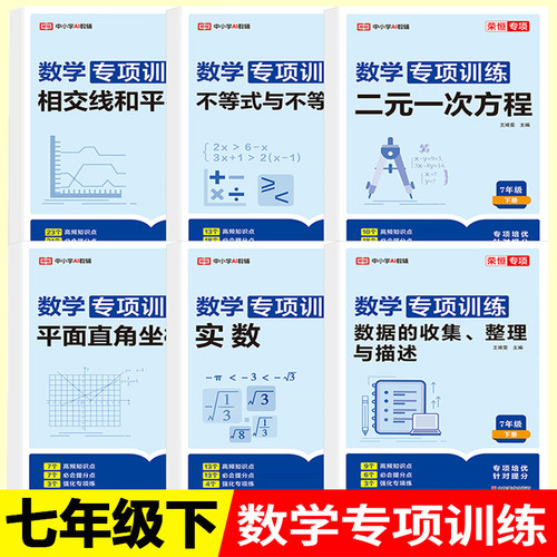 7年级下册数学专项训练全套6本