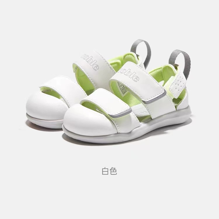 基诺浦机能鞋夏款学步鞋男女儿童宝宝鞋子包头防撞沙滩凉鞋GW1329