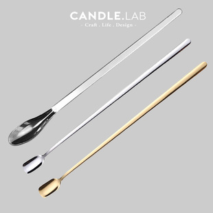 CANDLE.LAB 搅拌不锈钢长柄勺DIY香薰蜡烛手工23