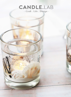 CANDLE.LAB | DIY香薰蜡烛防风烛托烛台手作透明空杯子玻璃容器