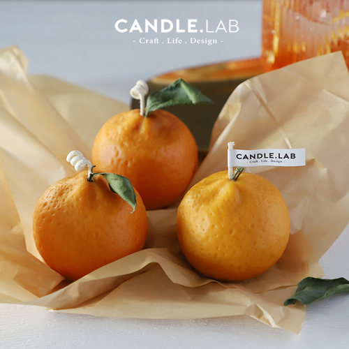 橘子diy香薰蜡烛硅胶模具