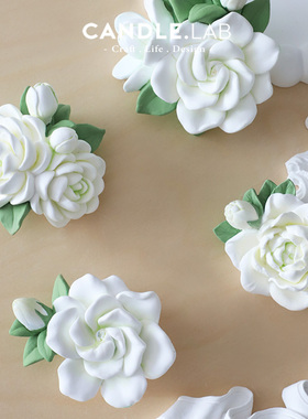 CANDLE.LAB | 栀子花茉莉花diy香薰石膏做手工扩香石蜡烛硅胶模具