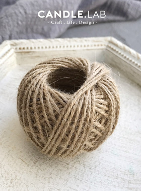 CANDLE.LAB | 天然原色麻绳石膏蜡烛装饰手作手工包装用材料04