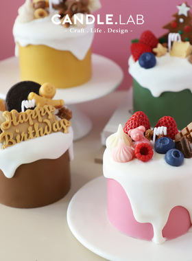 CANDLE.LAB |  蛋糕柱形PC塑料模具DIY蛋糕香薰蜡烛饼干蜡烛模具