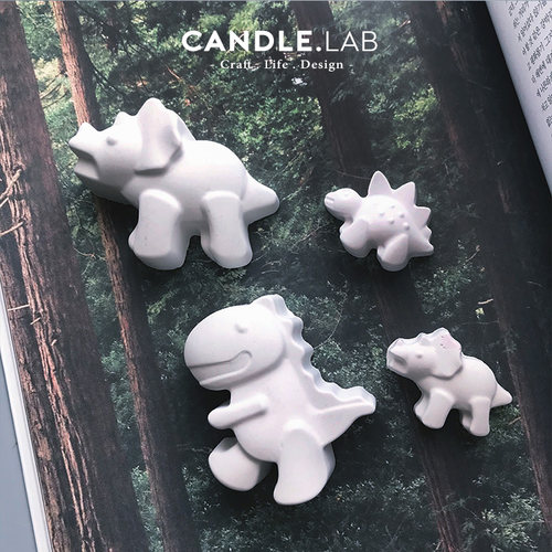 恐龙diy香薰石膏扩香石硅胶模具
