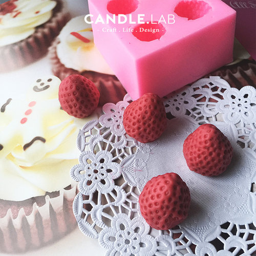 CANDLE.LAB | 逼真草莓DIY香薰蜡烛甜品蛋糕手工翻糖硅胶模具03