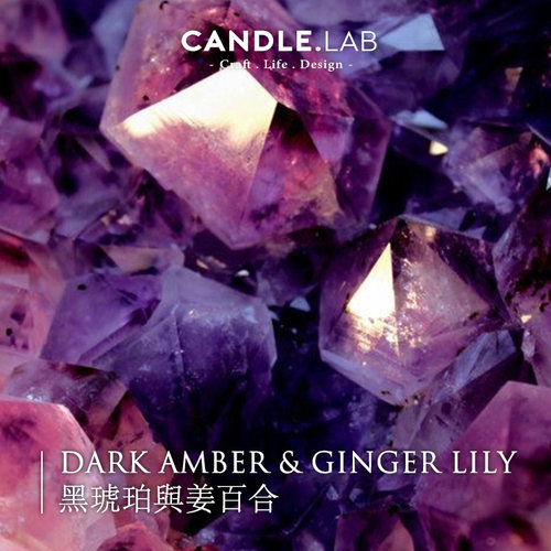 黑琥珀百合diy香薰蜡烛石膏精油