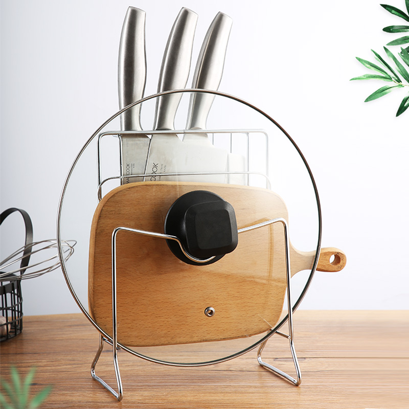 美厨不锈钢多功能用品锅盖架