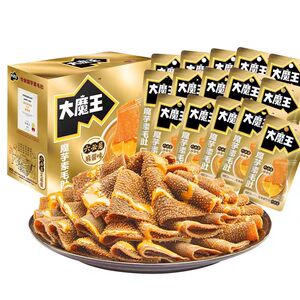 盐津铺子大魔王麻酱味魔芋六必居素毛肚爆肚魔芋丝小吃零食麻辣