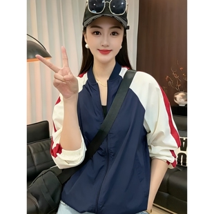 防晒衣女士2026新款夏季今年流行漂亮的户外单层防晒开衫薄款外套