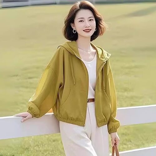 连帽防晒衣女2026夏季新款宽松