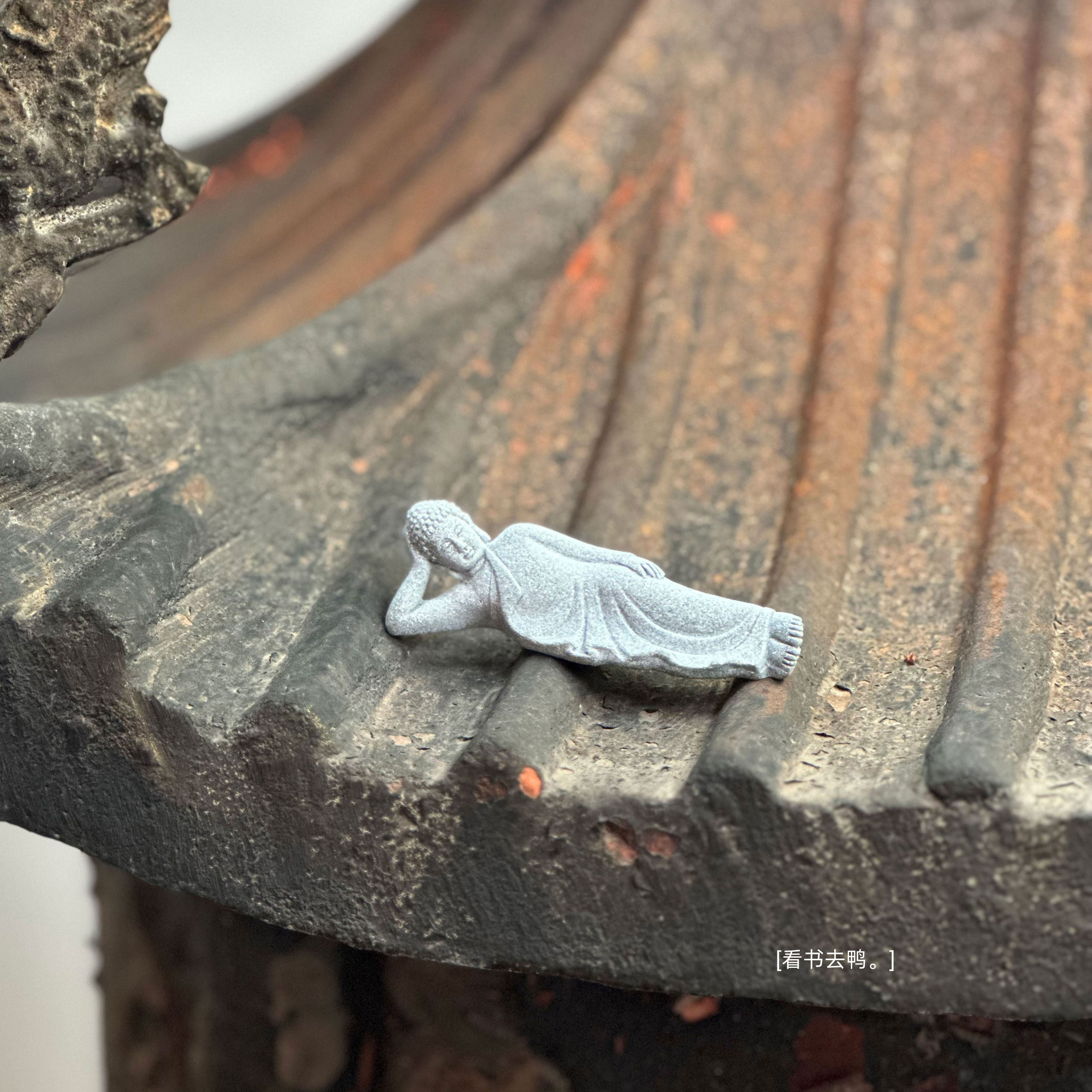 「我佛了 卧佛了 我服了」 迷你小卧佛摆件家居好物装饰品礼物