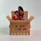 「无聊了 创意搞怪整蛊生日礼物 祝你生日快乐」立体生日贺卡