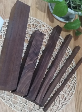 正宗北美fas黑胡桃diy原木摆件