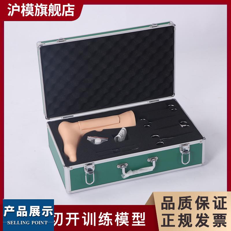 沪模HM /LV9-2 静脉切开模型临床急救大隐静脉切开模型 仿真腿模